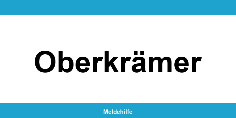 Einwohnermeldeamt Oberkrämer – Termin online und Kontakt