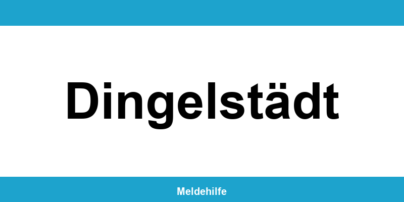 Einwohnermeldeamt Dingelstädt – Termin online und Kontakt