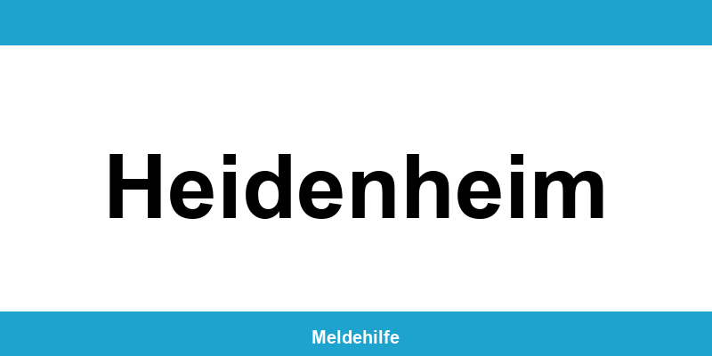 Einwohnermeldeamt Heidenheim – Termin online und Kontakt