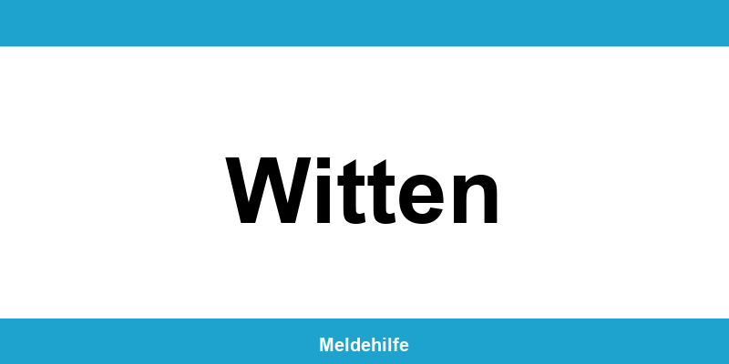 Einwohnermeldeamt Witten – Termin online und Kontakt