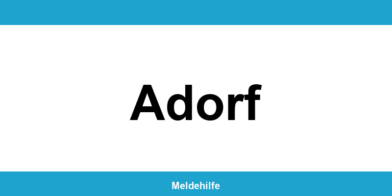 Einwohnermeldeamt Adorf – Termin online und Kontakt