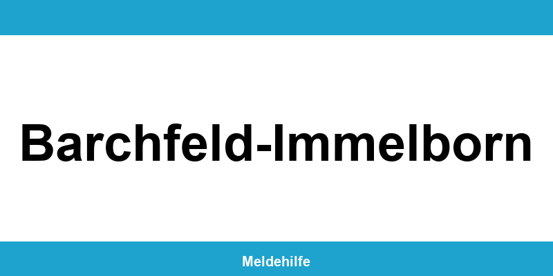 Einwohnermeldeamt Barchfeld-Immelborn – Termin online und Kontakt