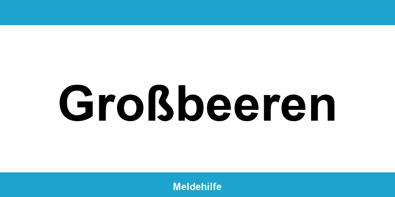 Einwohnermeldeamt Großbeeren – Termin online und Kontakt