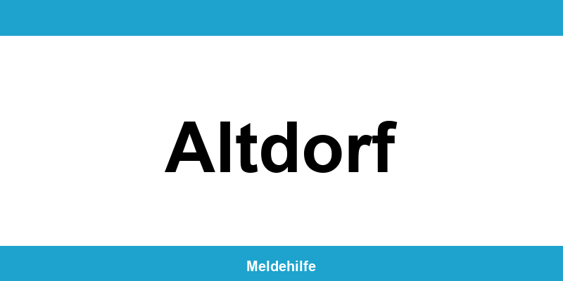 Einwohnermeldeamt Altdorf – Termin online und Kontakt