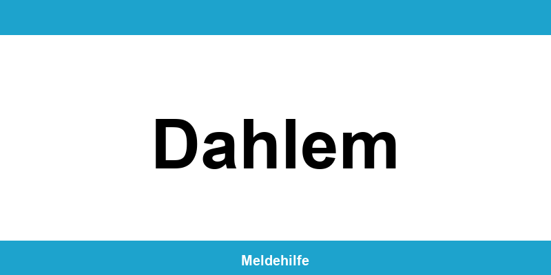 Einwohnermeldeamt Dahlem – Termin online und Kontakt