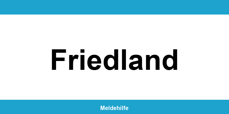 Einwohnermeldeamt Friedland – Termin online und Kontakt