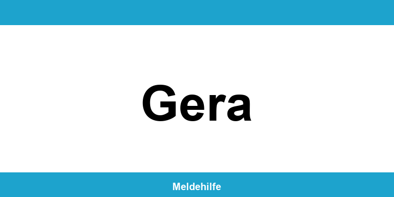 Einwohnermeldeamt Gera – Termin online und Kontakt