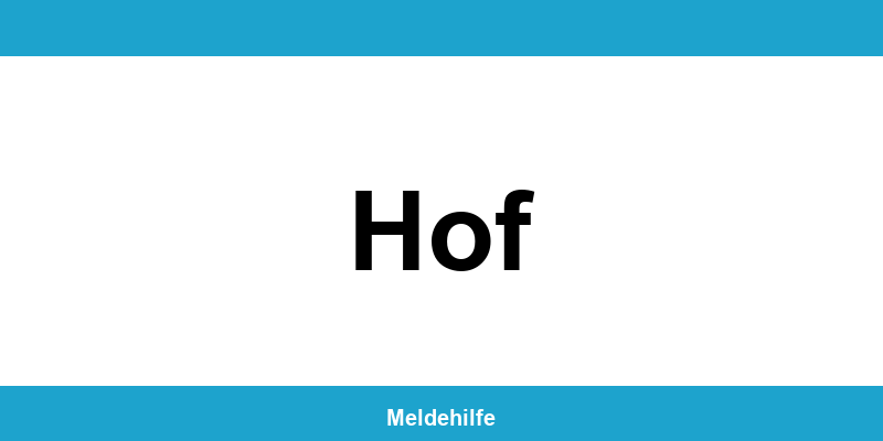 Einwohnermeldeamt Hof – Termin online und Kontakt