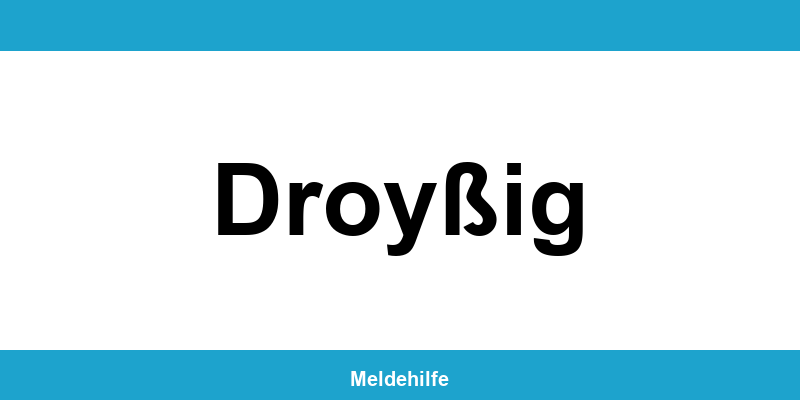 Einwohnermeldeamt Droyßig – Termin online und Kontakt