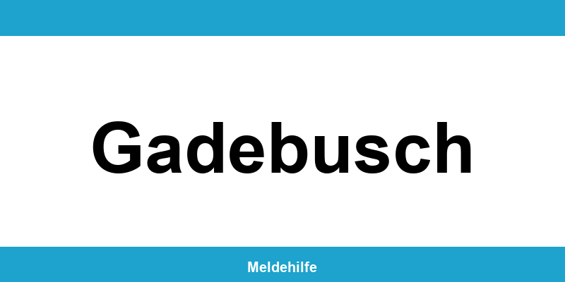 Einwohnermeldeamt Gadebusch – Termin online und Kontakt