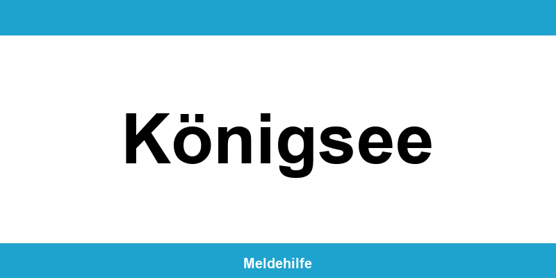 Einwohnermeldeamt Königsee – Termin online und Kontakt