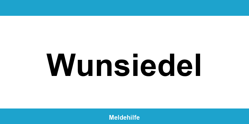 Einwohnermeldeamt Wunsiedel – Termin online und Kontakt