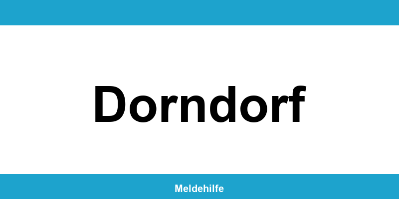 Einwohnermeldeamt Dorndorf – Termin online und Kontakt