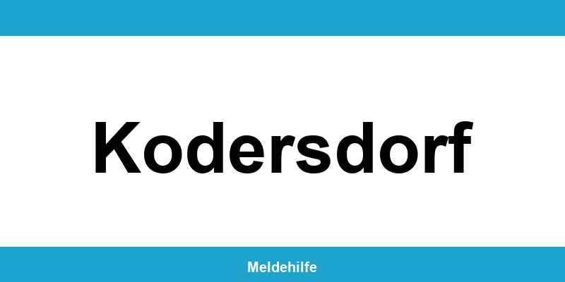 Einwohnermeldeamt Kodersdorf – Termin online und Kontakt