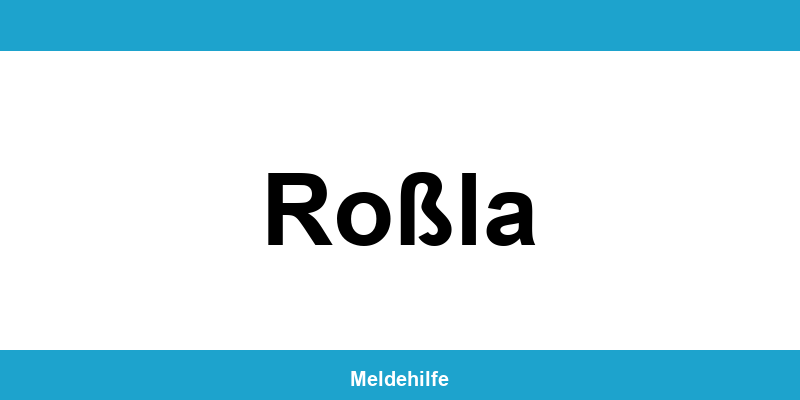 Einwohnermeldeamt Roßla – Termin online und Kontakt