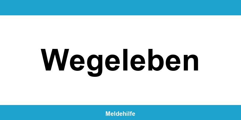 Einwohnermeldeamt Wegeleben – Termin online und Kontakt