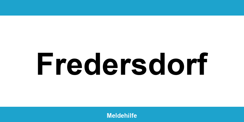 Einwohnermeldeamt Fredersdorf – Termin online und Kontakt