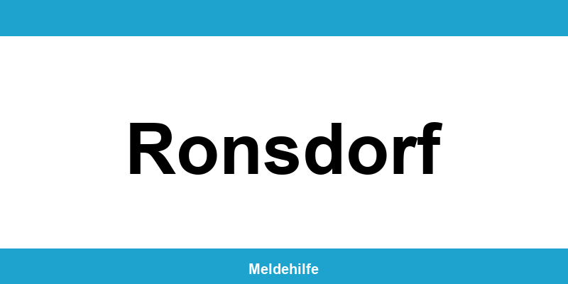 Einwohnermeldeamt Ronsdorf – Termin online und Kontakt