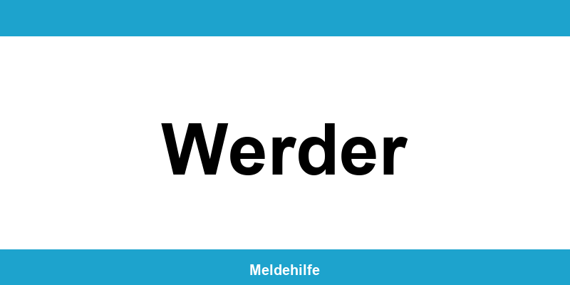Einwohnermeldeamt Werder – Termin online und Kontakt